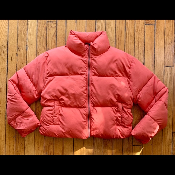 Chili Orange Puffer Jacket - Picture 3 of 5